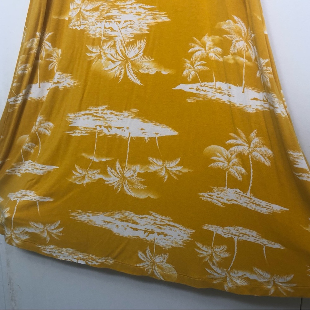 Old Navy, yellow palm tree dress - Picture 5 of 9